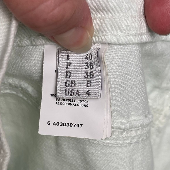 Philosophy Di Lorenzo Serafini Womens 4 Light Mint Green Denim Jean Mid Rise Y2K - Picture 7 of 16